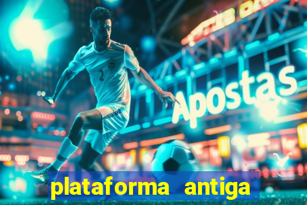 plataforma antiga de jogos