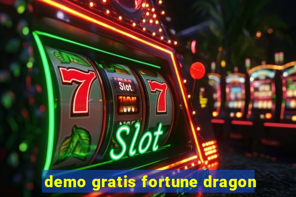 demo gratis fortune dragon