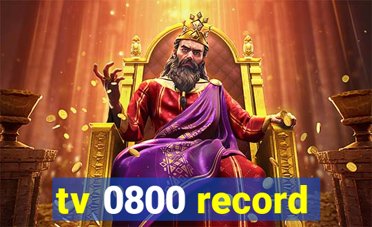 tv 0800 record