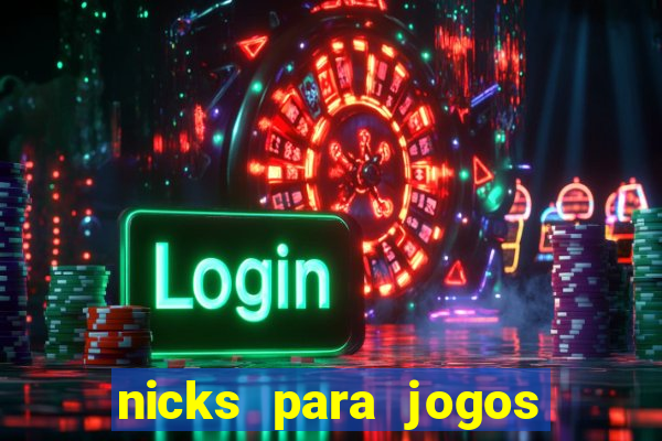 nicks para jogos de tiro