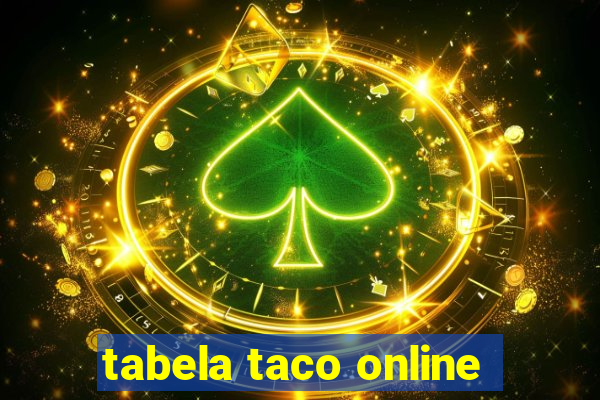 tabela taco online