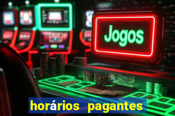 horários pagantes fortune rabbit hoje