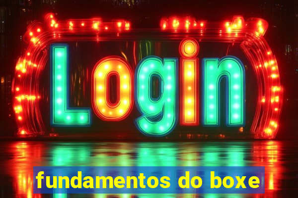 fundamentos do boxe