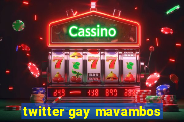 twitter gay mavambos