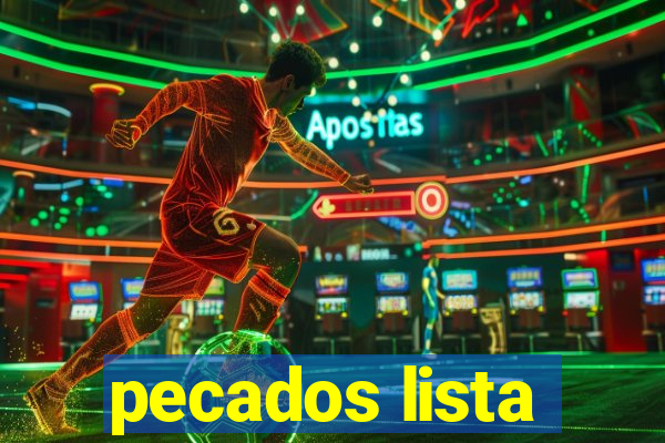 pecados lista