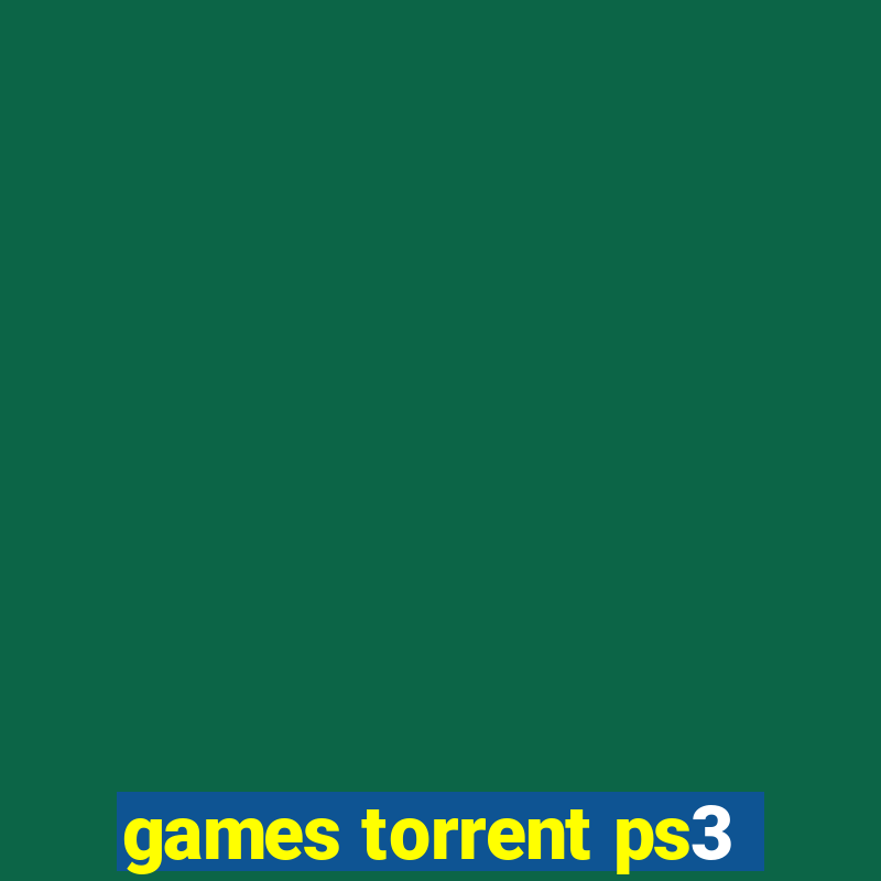 games torrent ps3