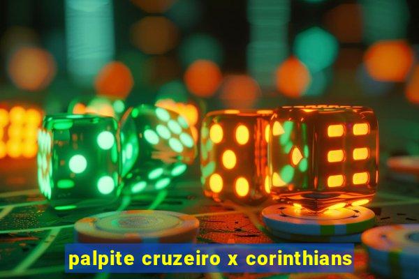 palpite cruzeiro x corinthians